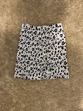 Muscle Nation Snow Leopard Print Women’s Shorts
